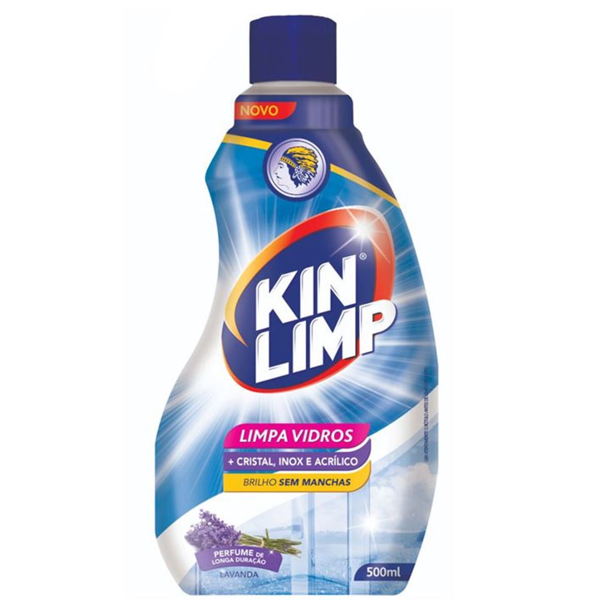 Limpa-Vidros Kin Limp Refil 500ml