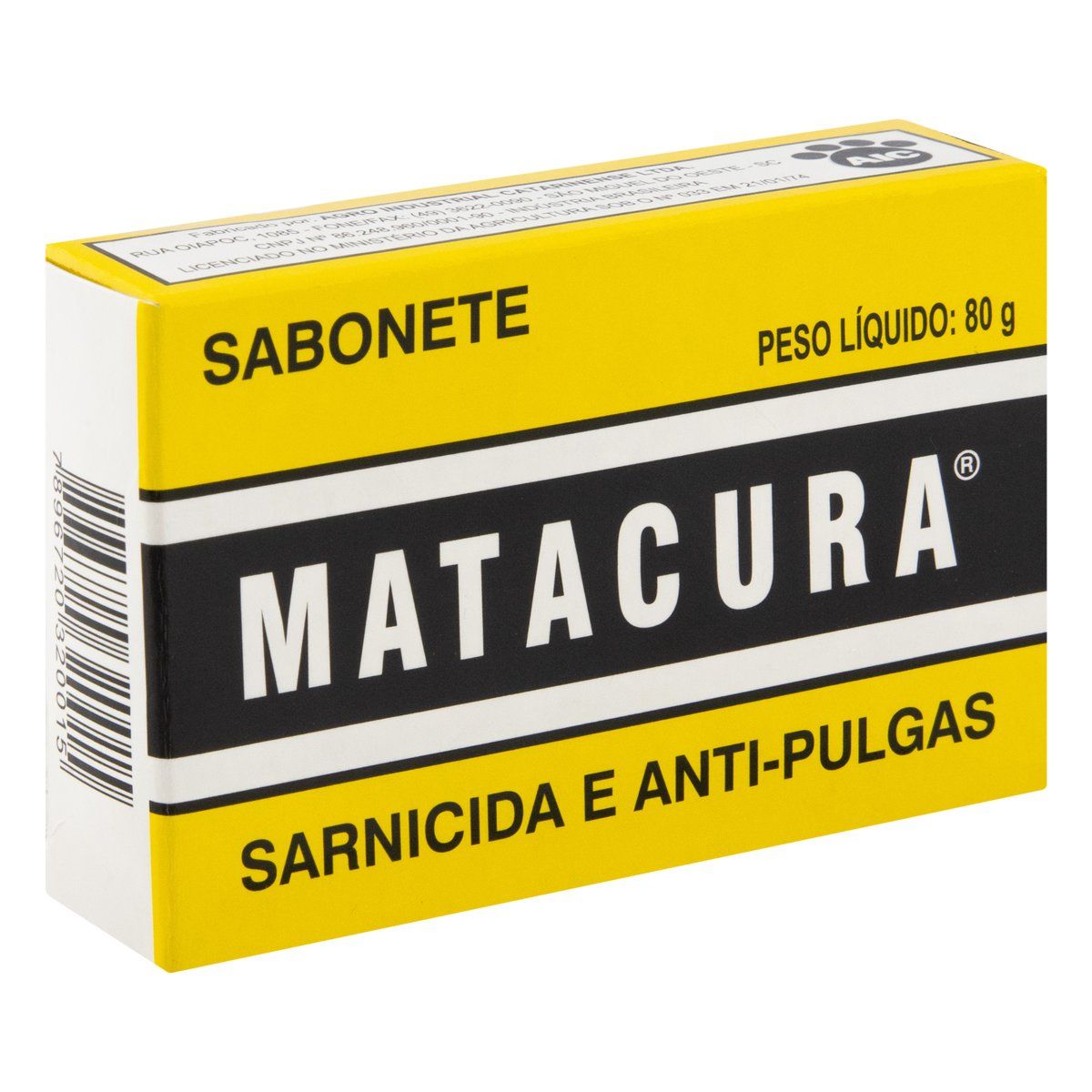 Sabonete Uso Veterinário Matacura Sarnicida e Anti-Pulgas 80g image number 3