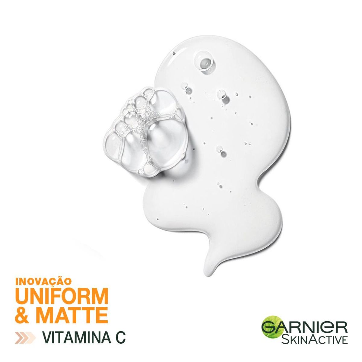 Limpeza Facial Garnier Uniform & Matte Vitamina C Antioleosidade, 120g image number 3