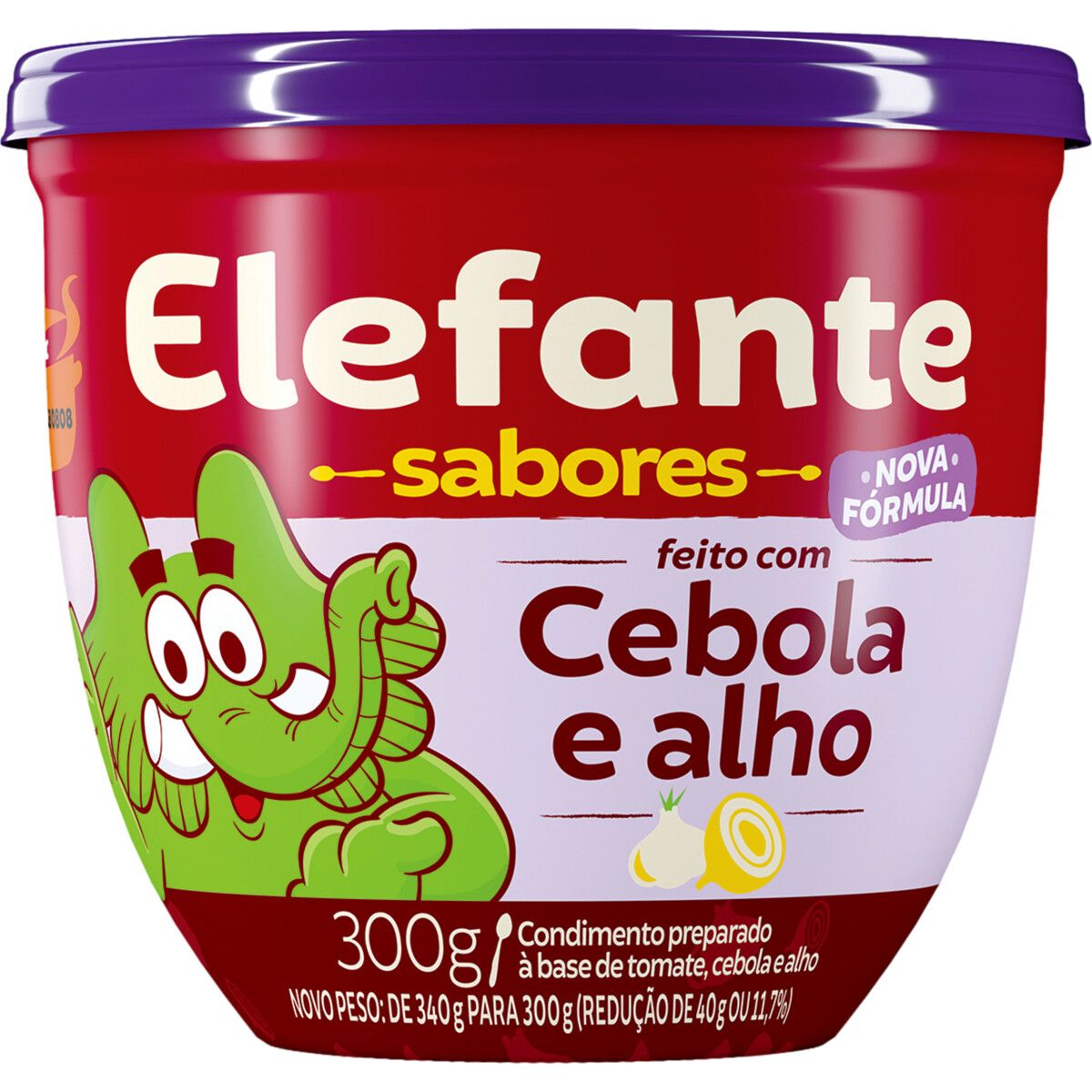 Extrato de Tomate Elefante com Cebola e Alho 300g image number 0
