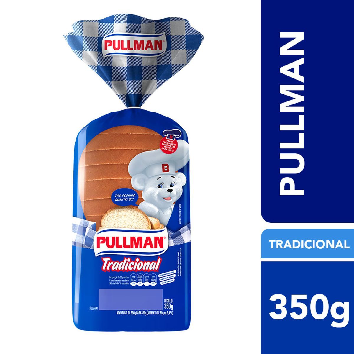 Pão de Forma Tradicional Mini Pullman 350g image number 1