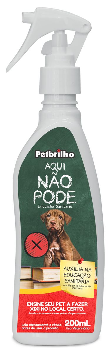 Educador Sanitário Petbrilho Aqui Não Pode 200ml image number 0