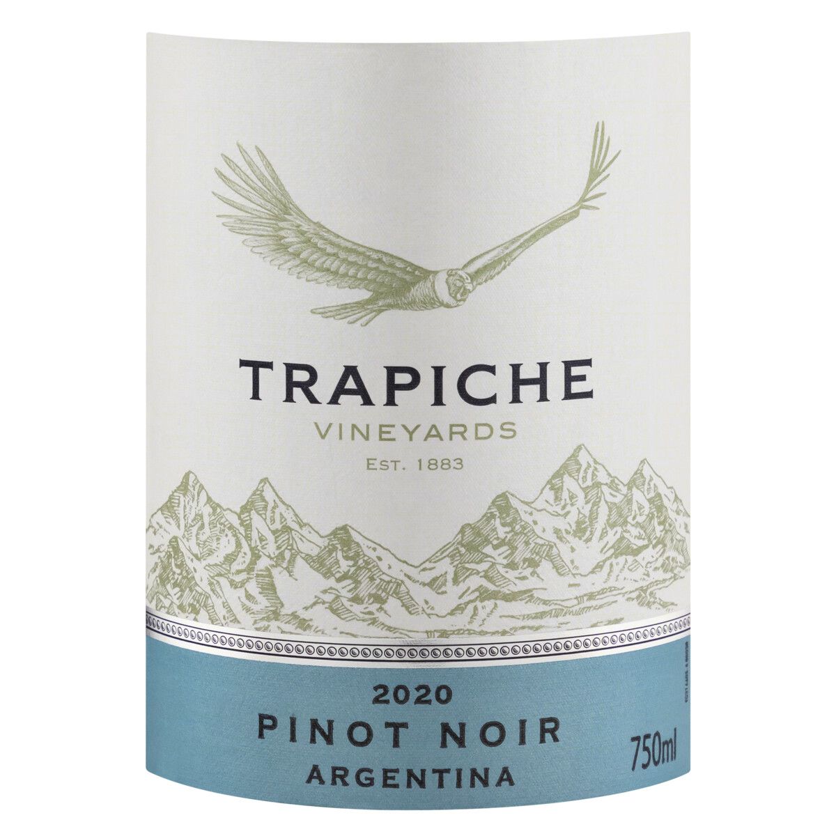 Vinho Argentino Tinto Seco Vineyards Trapiche Pinot Noir Mendoza Garrafa 750ml image number 3