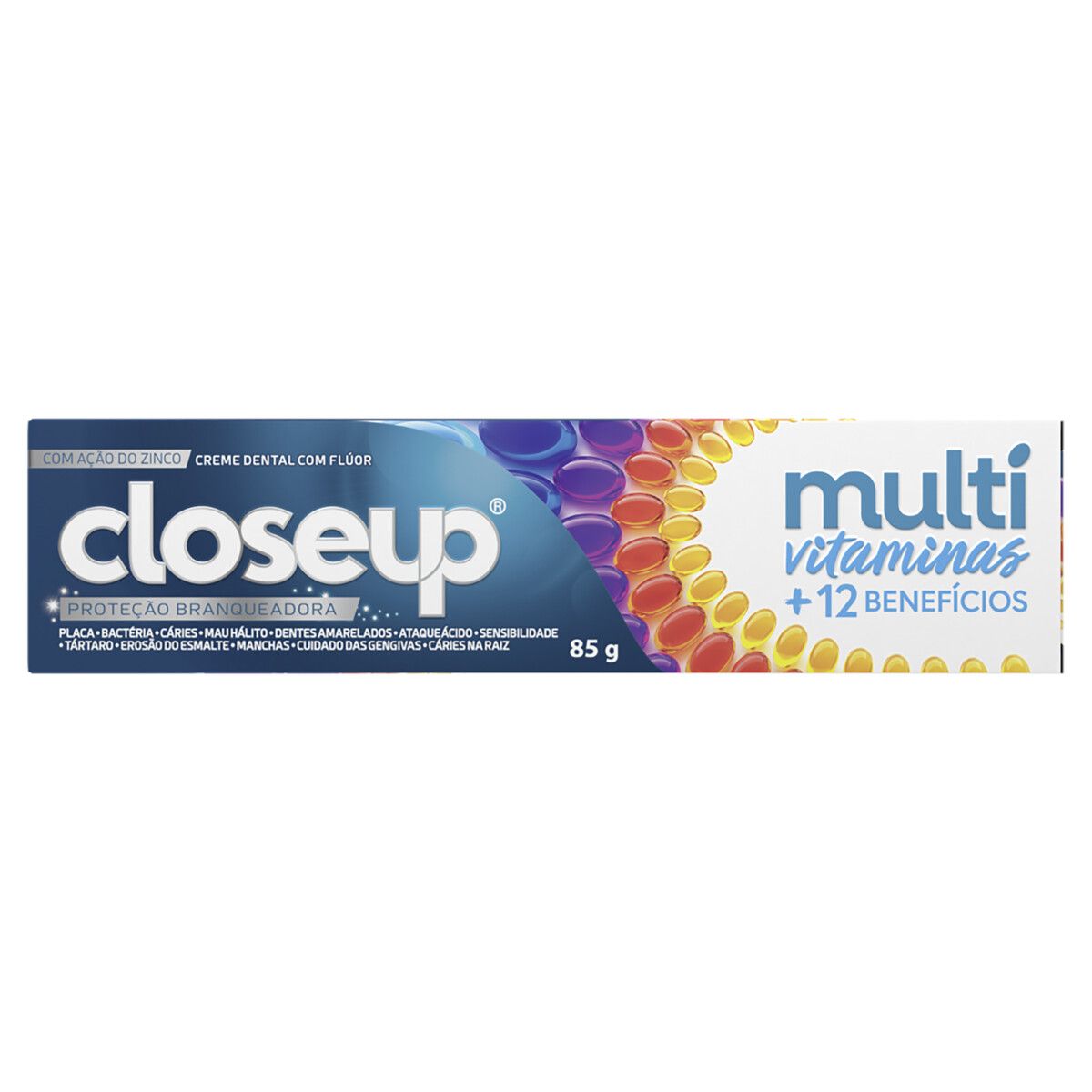 Creme Dental Closeup Multivitaminas + 12 Benefícios 85g image number 2