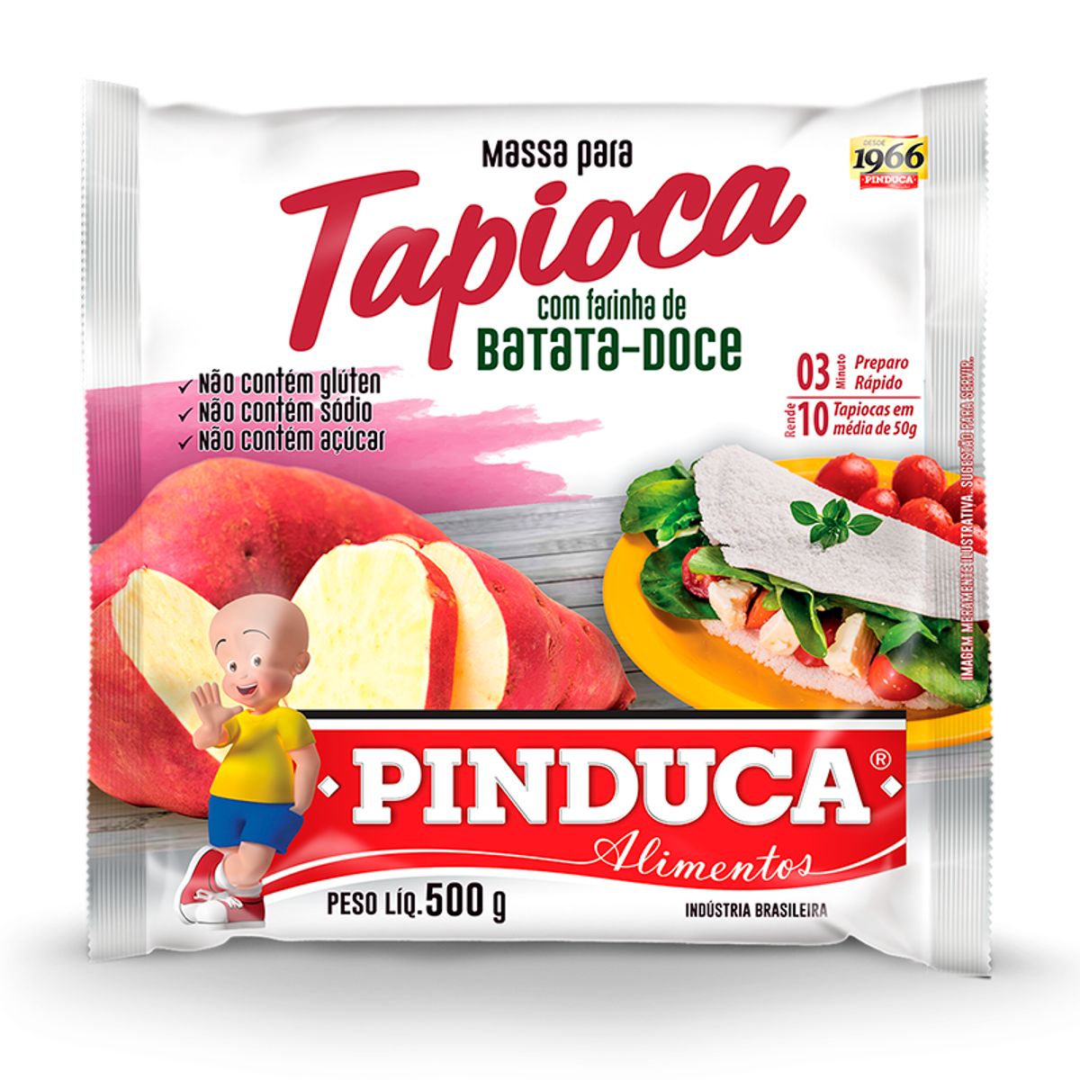 Massa para Tapioca Pinduca com Farinha de Batata Doce 500g