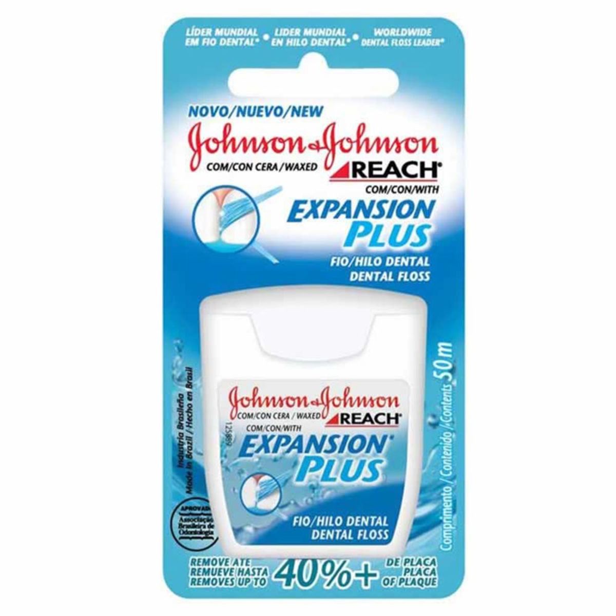 Fio Dental Johnson & Johnson Expansion Plus 50mts Unidade image number 0