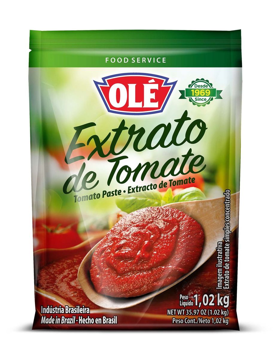 Extrato de Tomate Olé Sachê 1,02kg