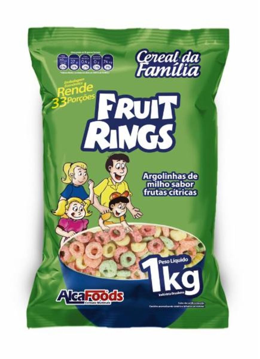 Cereal Fruit Rings da Família 1kg