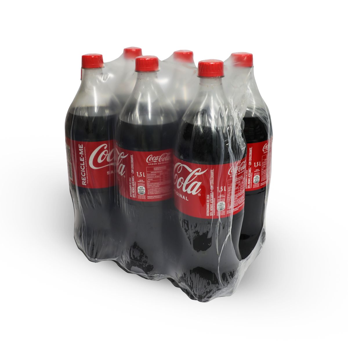 Refrigerante Coca-Cola Original Pet 1,5L (Fardo com 6 und)