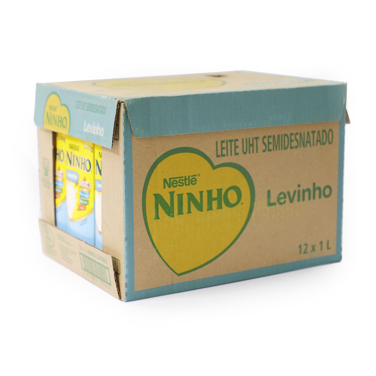 Leite Ninho UHT Semi Desnatado 1l (Pack com 12 und) image number 1