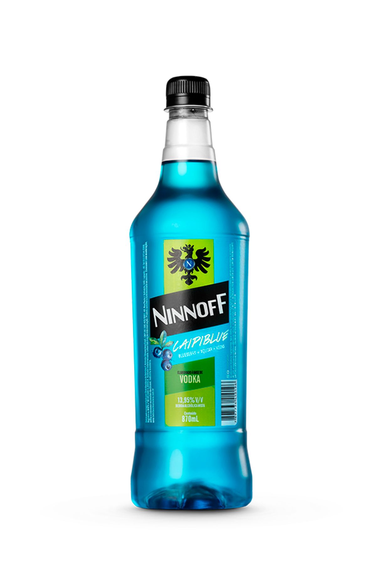 Bebida Alcoólica Mista Ninnoff Caipiblue Pet 870ml