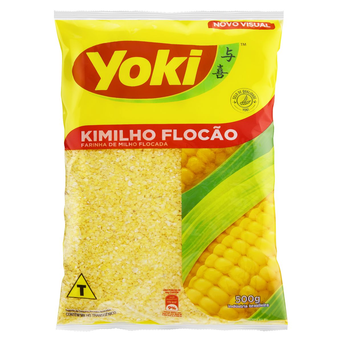 Farinha de Milho Flocada Yoki Kimilho Flocão 500g image number 0