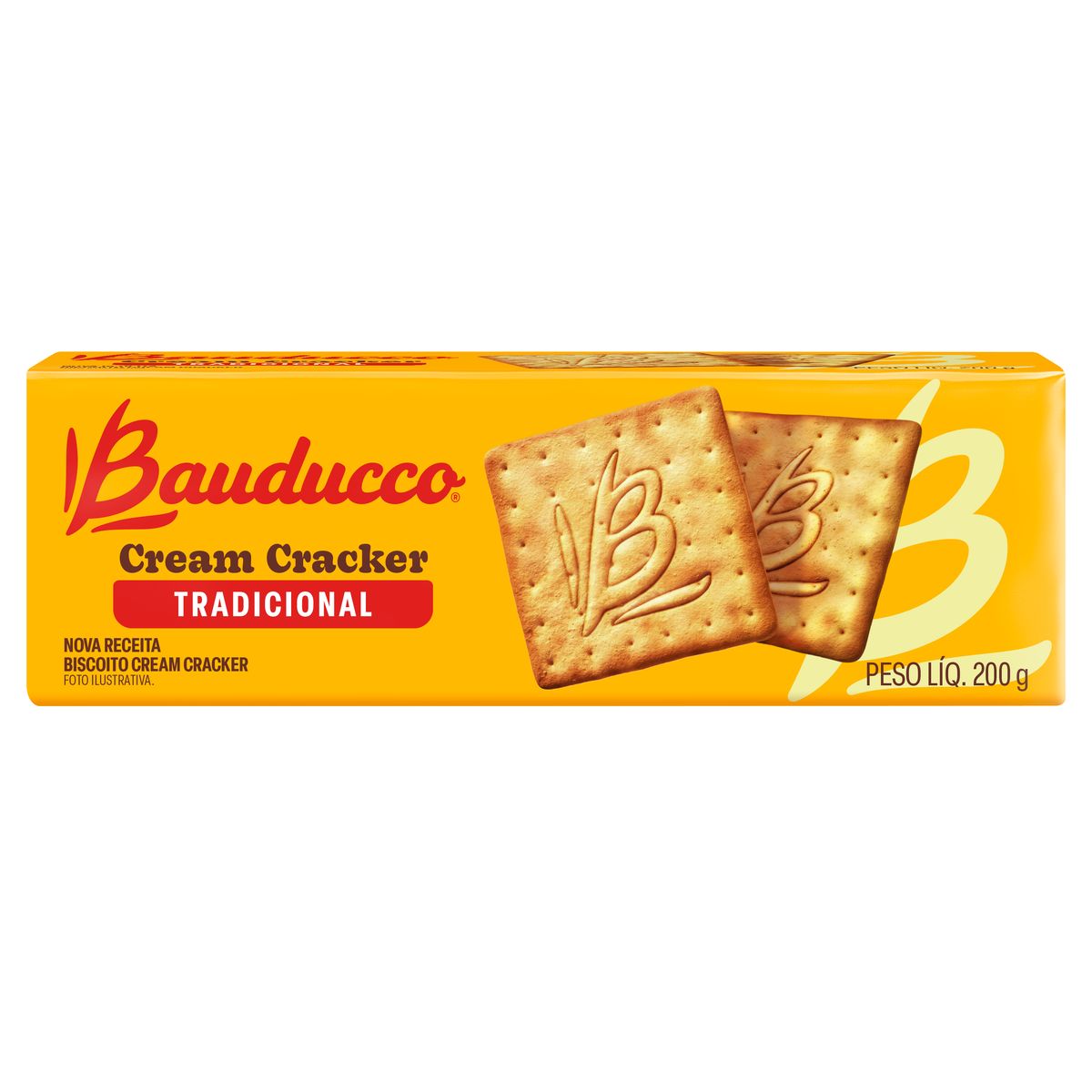 Biscoito Bauducco Cream Cracker Pacote 200g