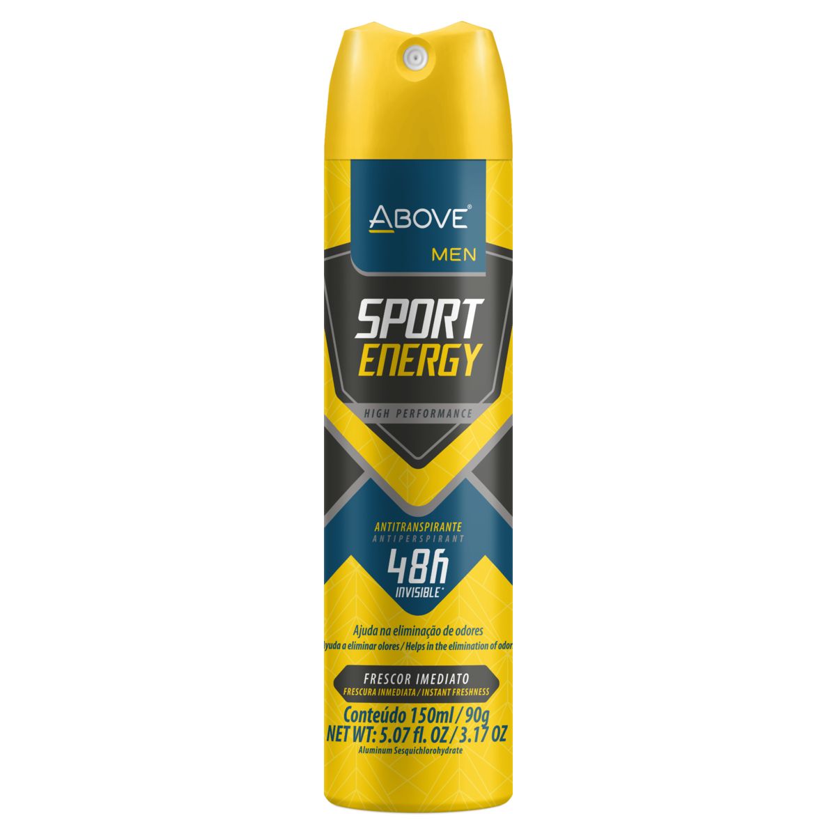 Desodorante Aerossol Above Sport Energy 150ml image number 0