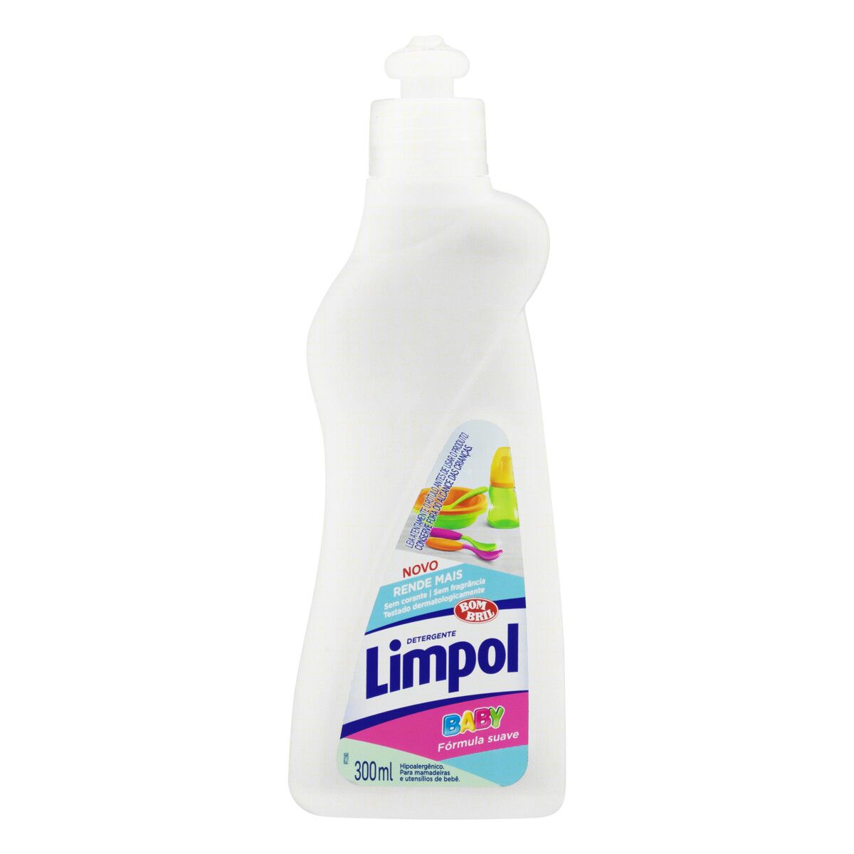 Detergente Líquido sem Fragrância Limpol Baby 300ml