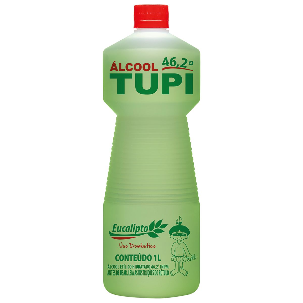 Álcool Etílico Tupi Eucalipto Uso Doméstico 46,2º INPM 1L