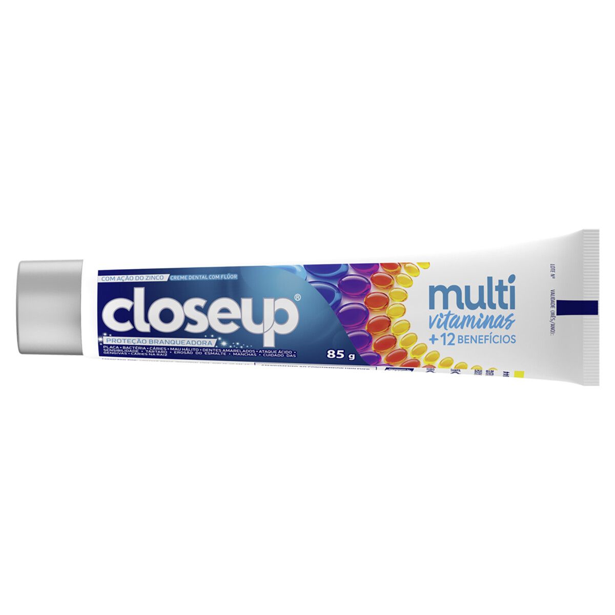 Creme Dental Closeup Multivitaminas + 12 Benefícios 85g image number 0