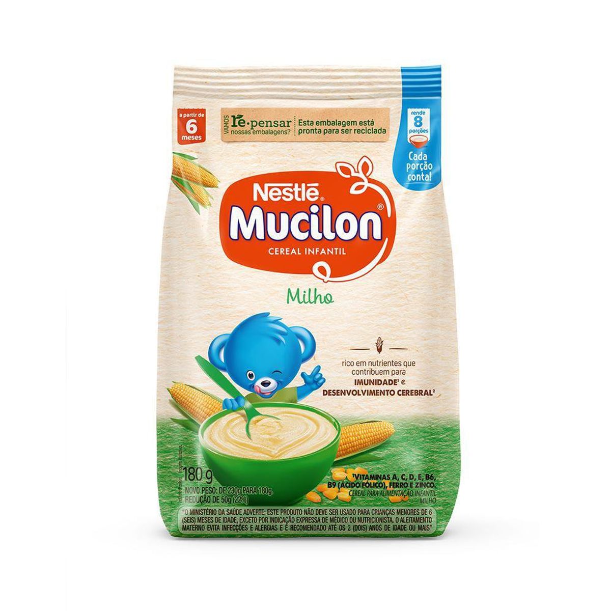 Cereal Infantil Mucilon Milho 180g image number 0
