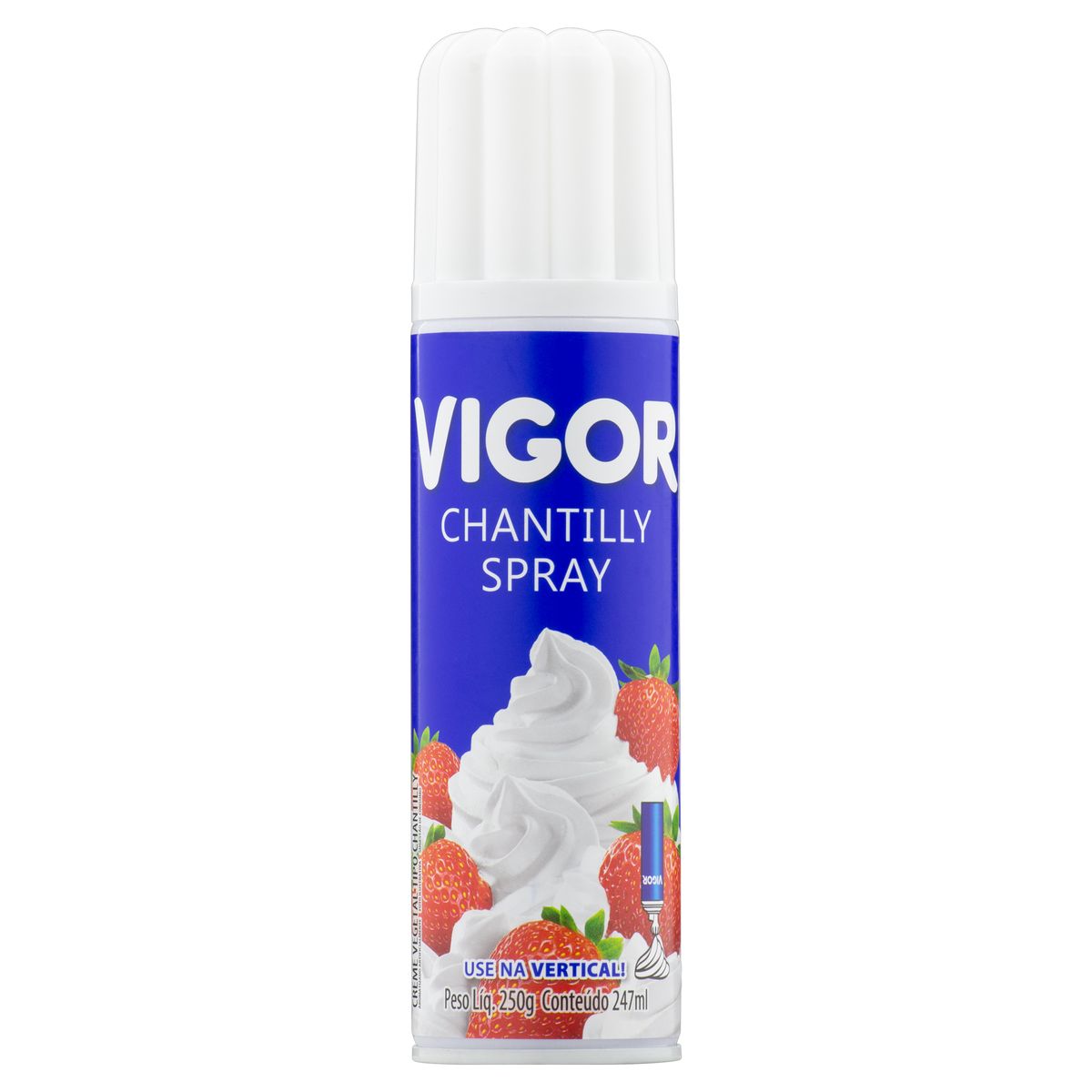 Creme Chantilly Spray Vigor Frasco 250g