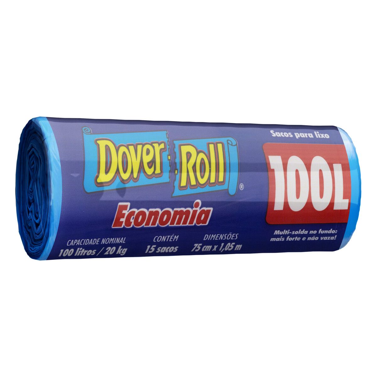 Saco para Lixo Dover Roll 100L Economia 15 Unidades image number 3