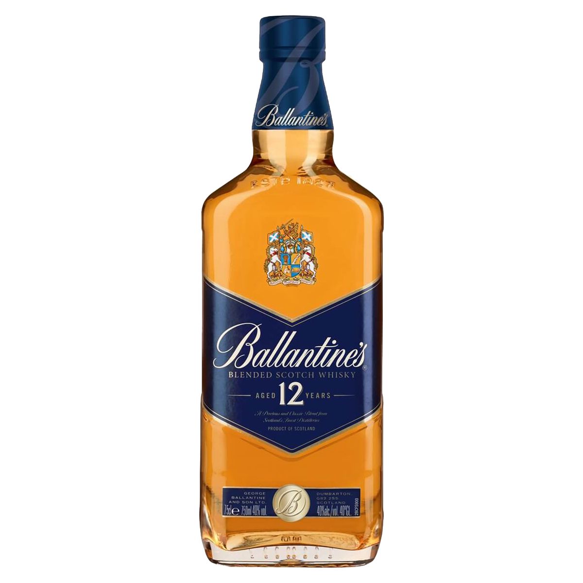 Whisky Ballantine's Blended 12 anos Garrafa 750ml image number 0
