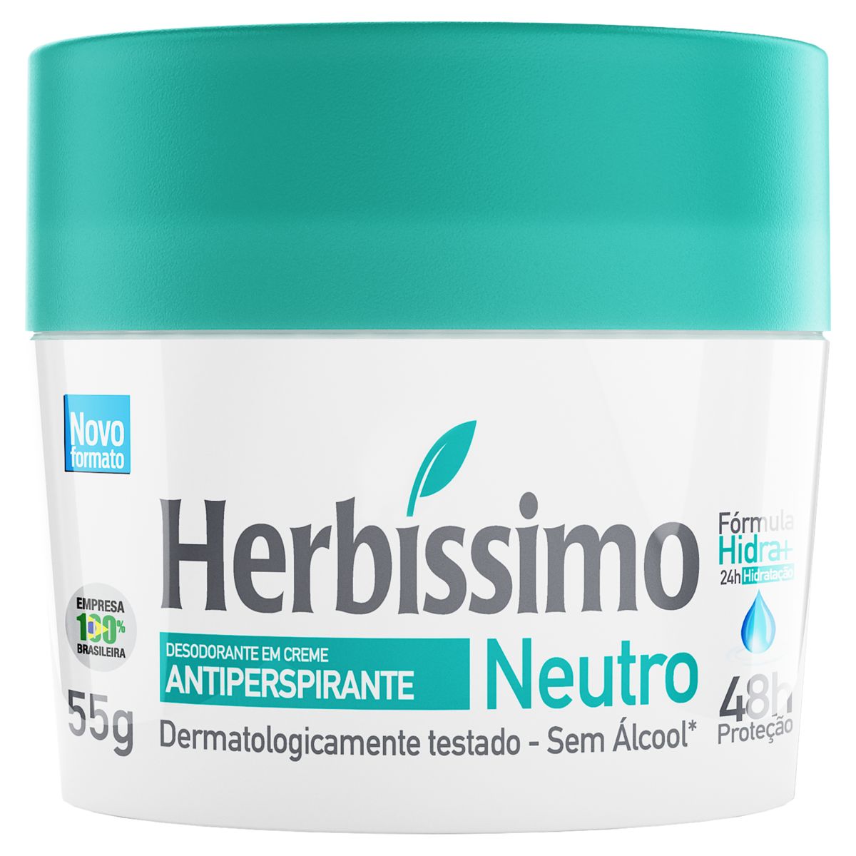 Desodorante Creme Herbíssimo Neutro 55g