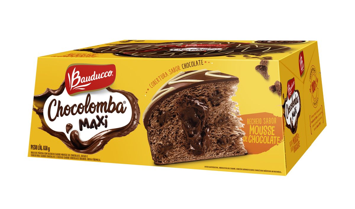 Chocolomba Maxi Bauducco Musse de Chocolate 650g