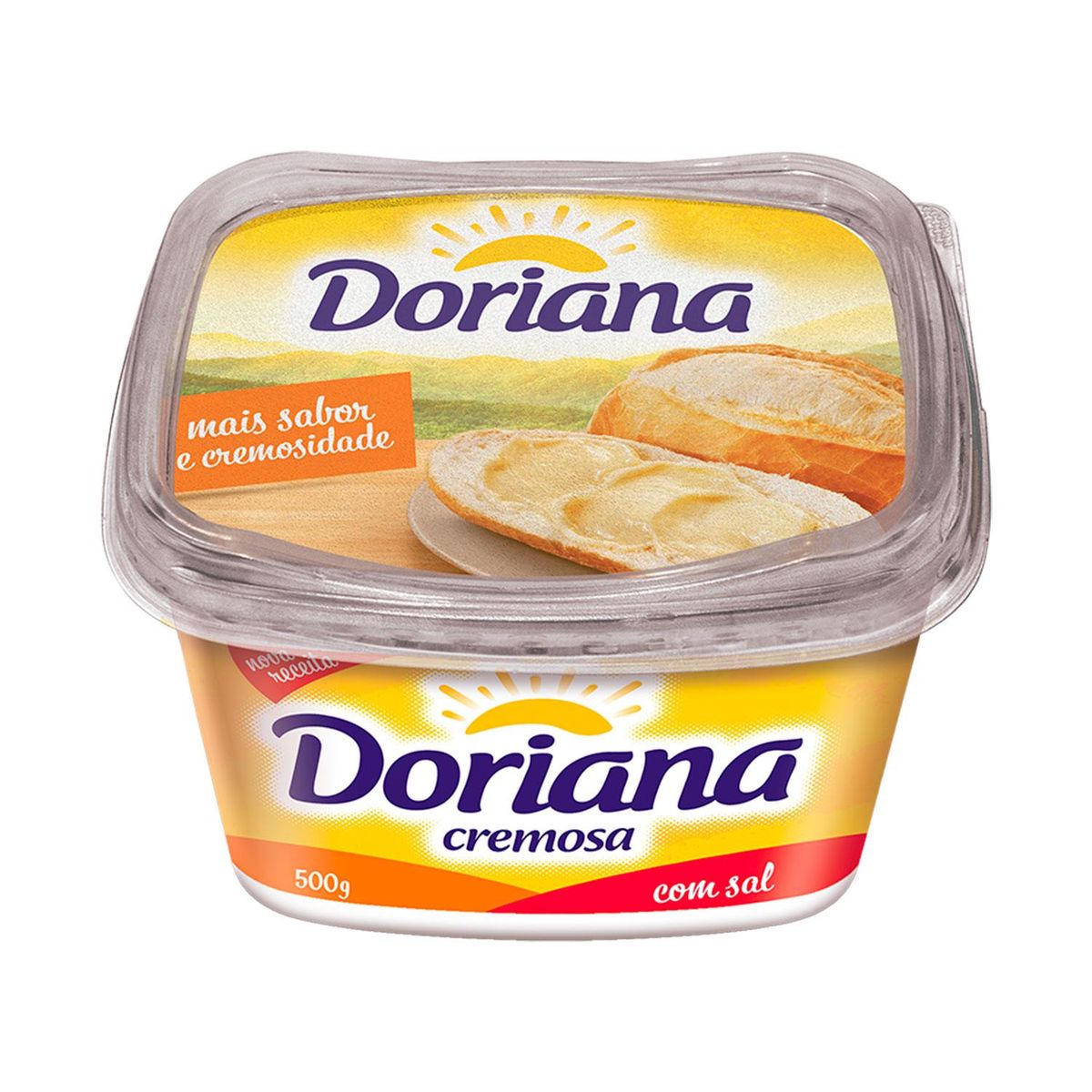 Margarina Cremosa com Sal Doriana 500g image number 1