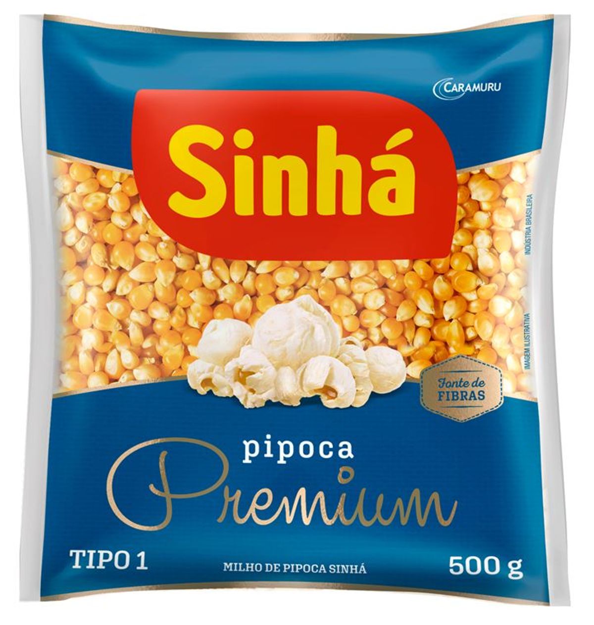 Milho para Pipoca Sinhá Premiun 500g image number 0