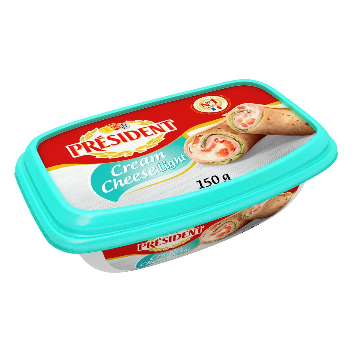 Cream Cheese Light Président Pote 150g image number 1