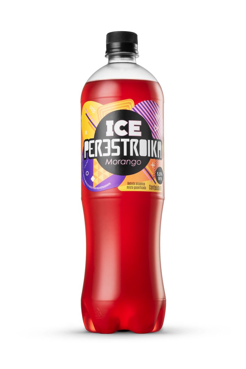 Bebida Alcoólica Mista Perestroika Ice Morango Pet 1L