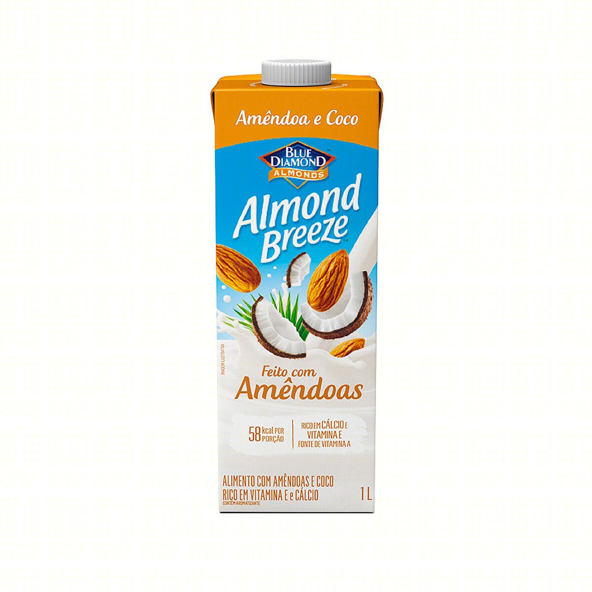 Alimento Almond Breeze com Amêndoas Coco 1l