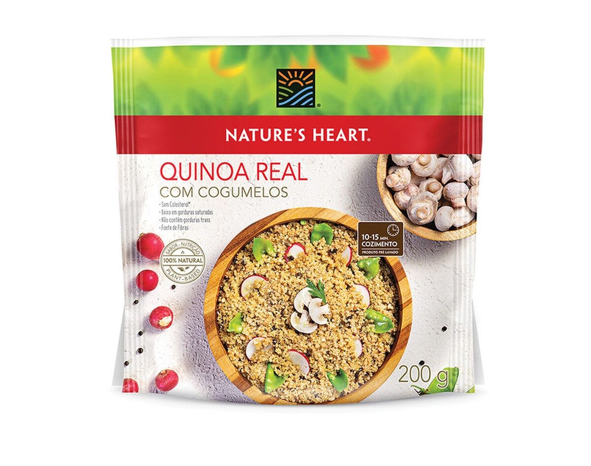 Quinoa Real com Cogumelos Nature's Heart Sachê 200g