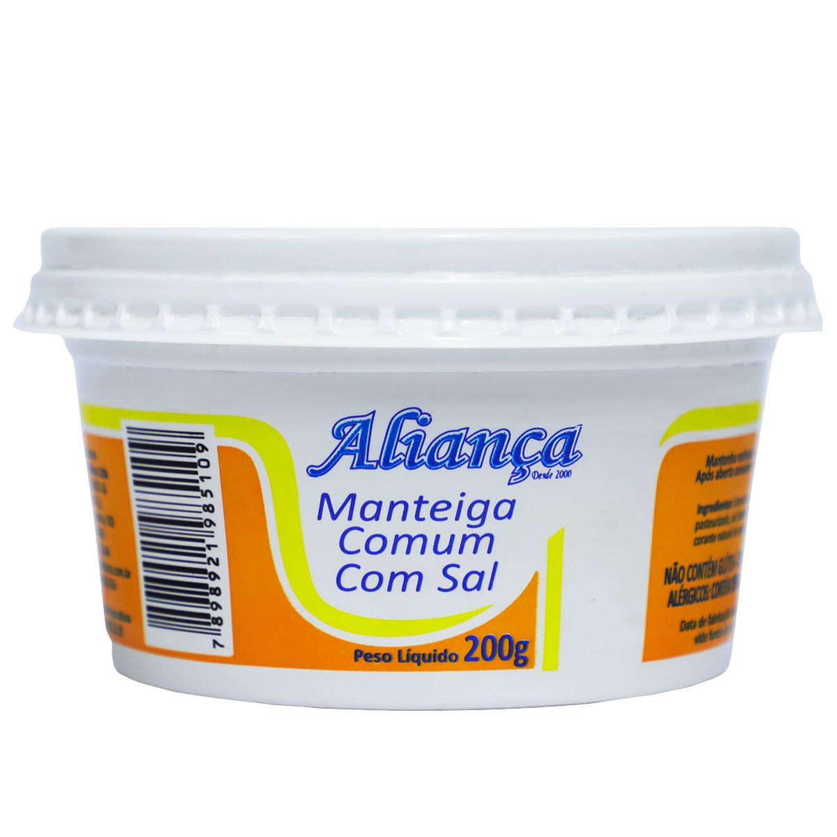 Manteiga Comum Aliança com Sal 200g image number 0