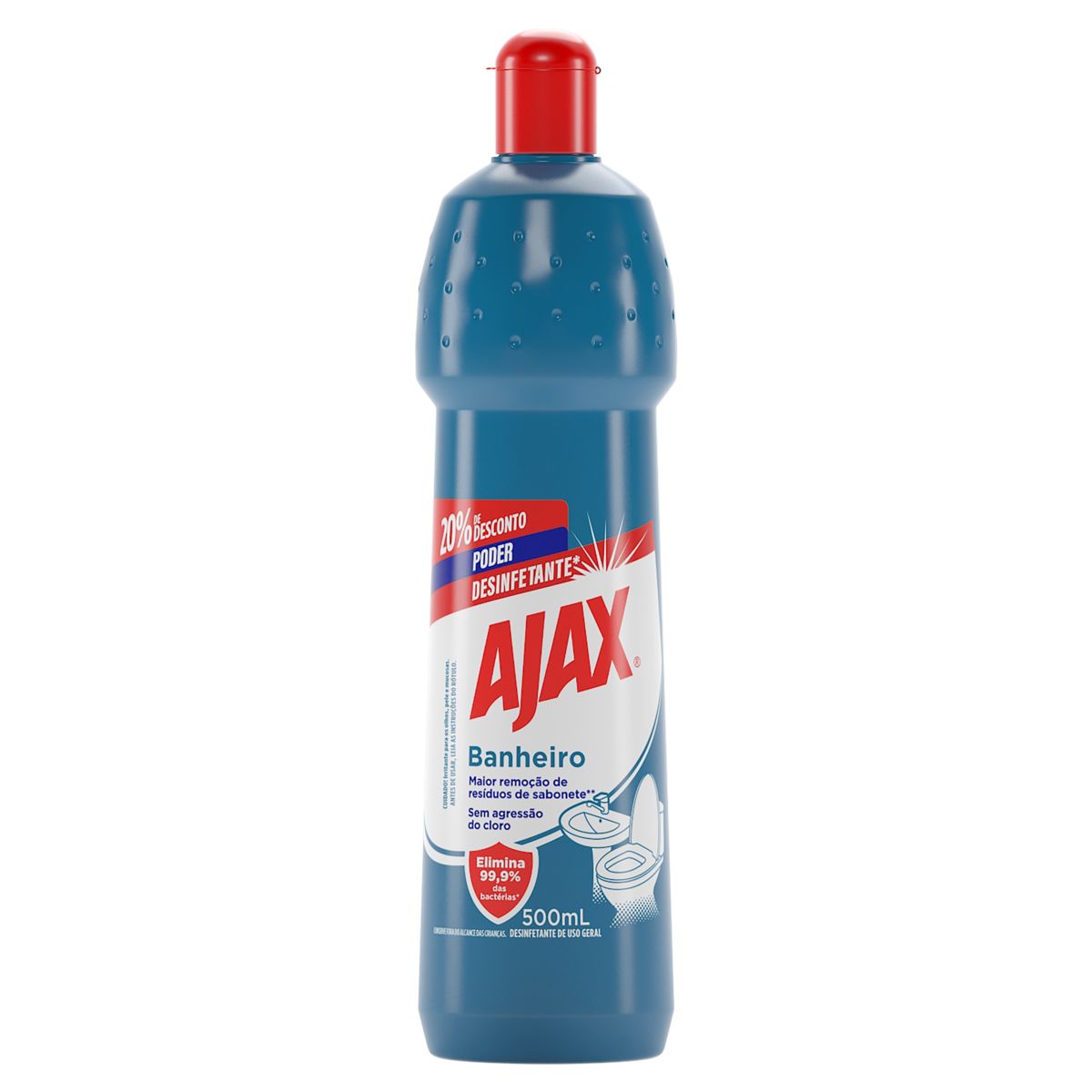 Desinfetante Banheiro Ajax Squeeze 500ml 20% de Desconto