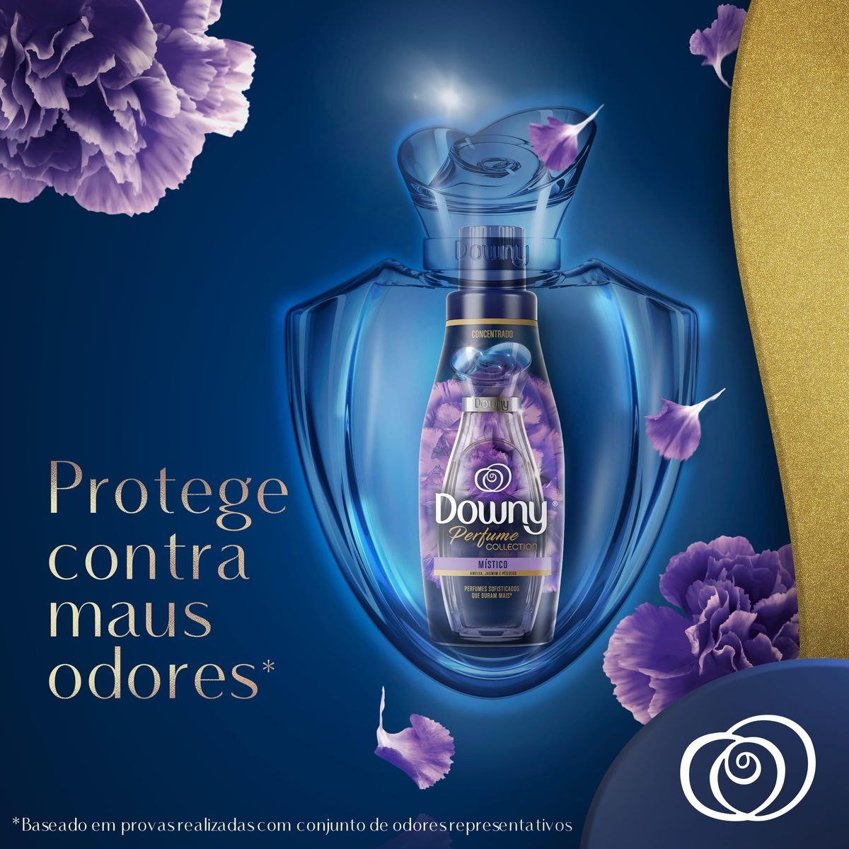 Amaciante Conc. Downy Perfume Collection Místico 450ml image number 2