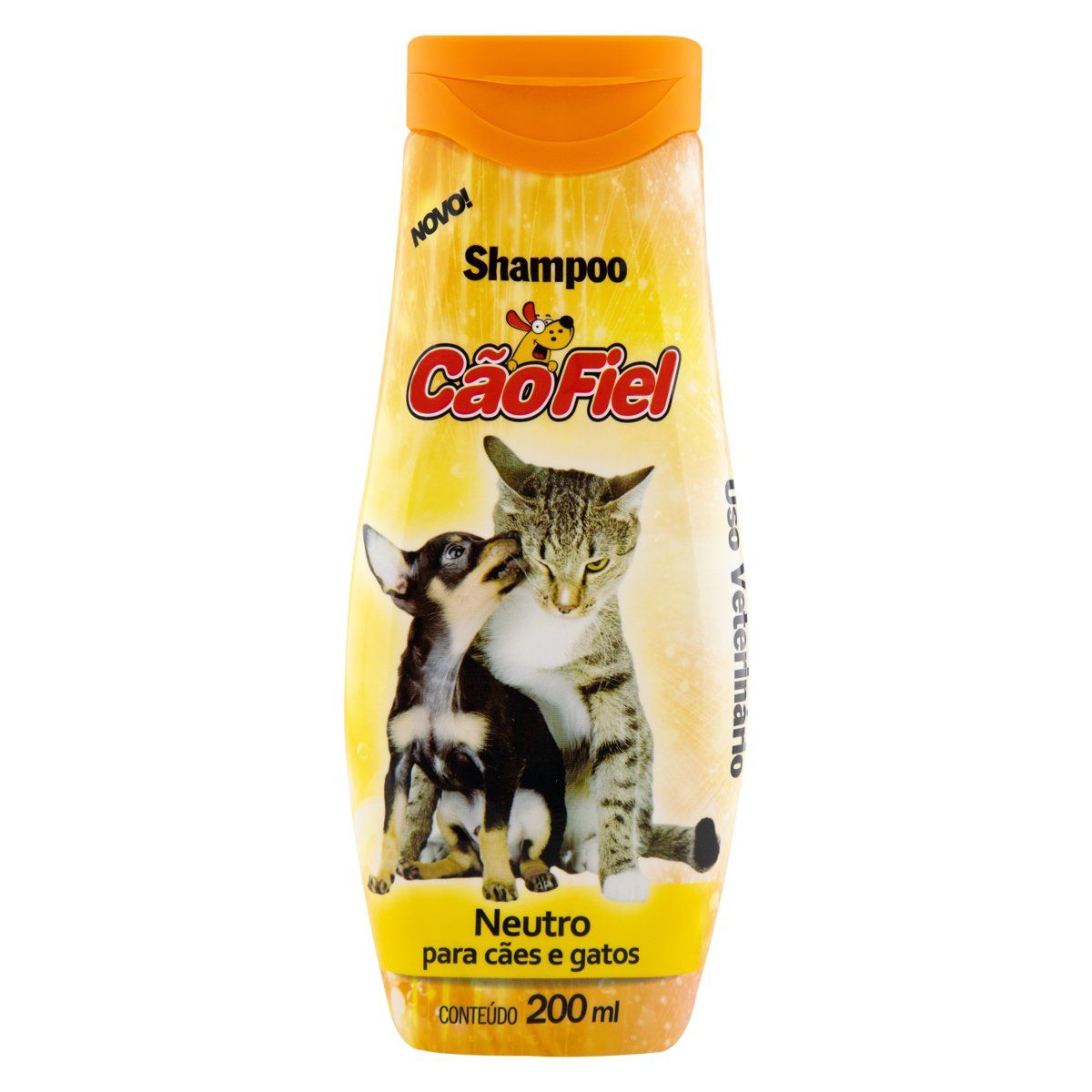 Shampoo para Cães e Gatos Neutro Cão Fiel Frasco 200ml