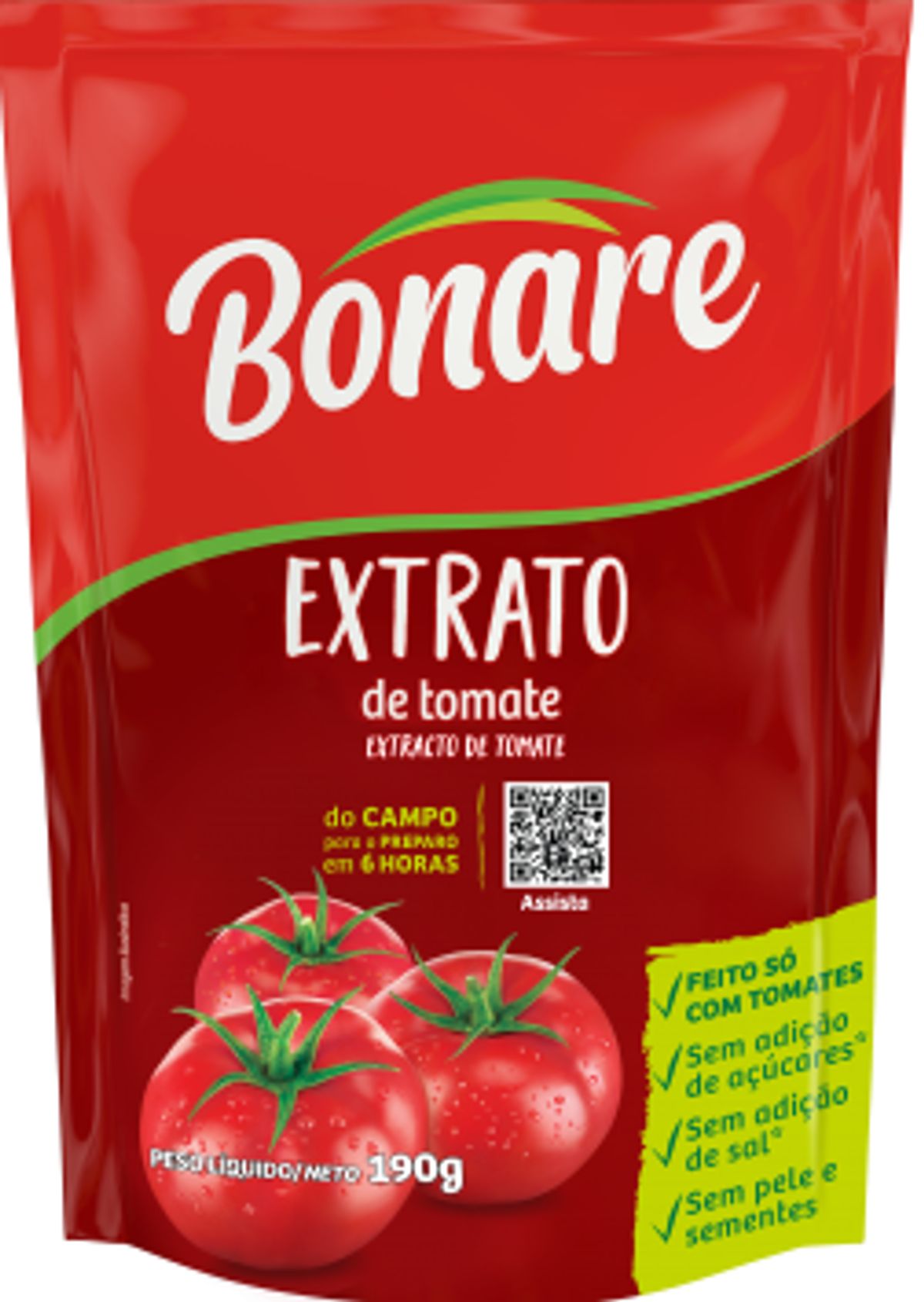 Extrato de Tomate Bonare Sache 190g