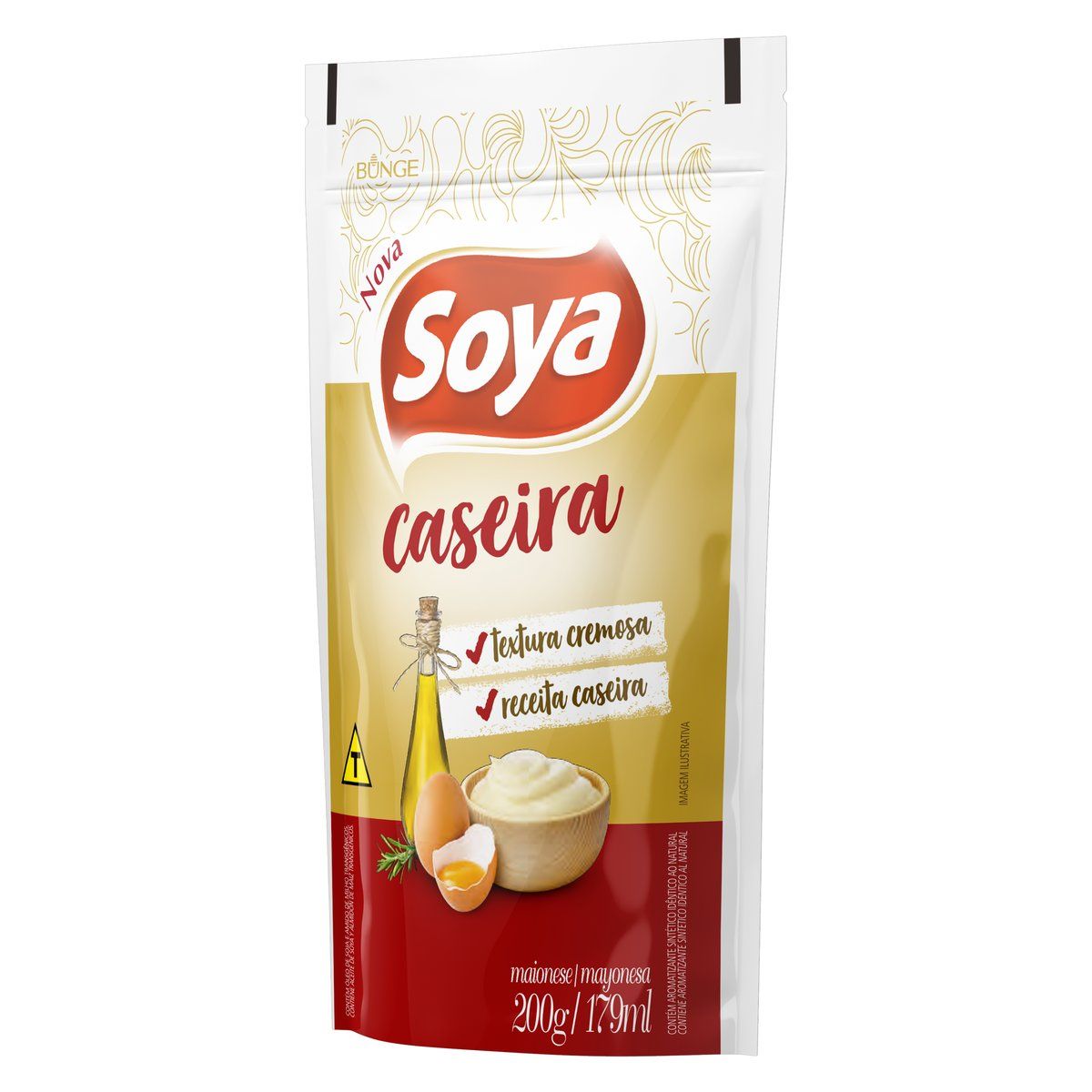Maionese Caseira Soya Sachê 200g image number 2