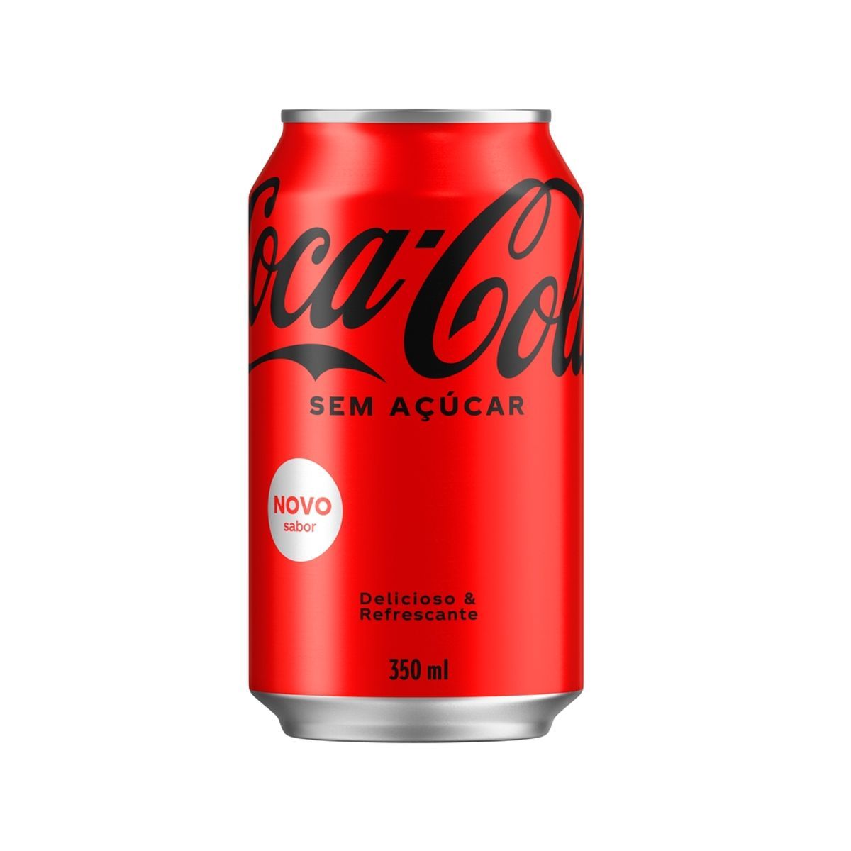 Refrigerante Coca-Cola Sem Açúcar Lata 350ml image number 0