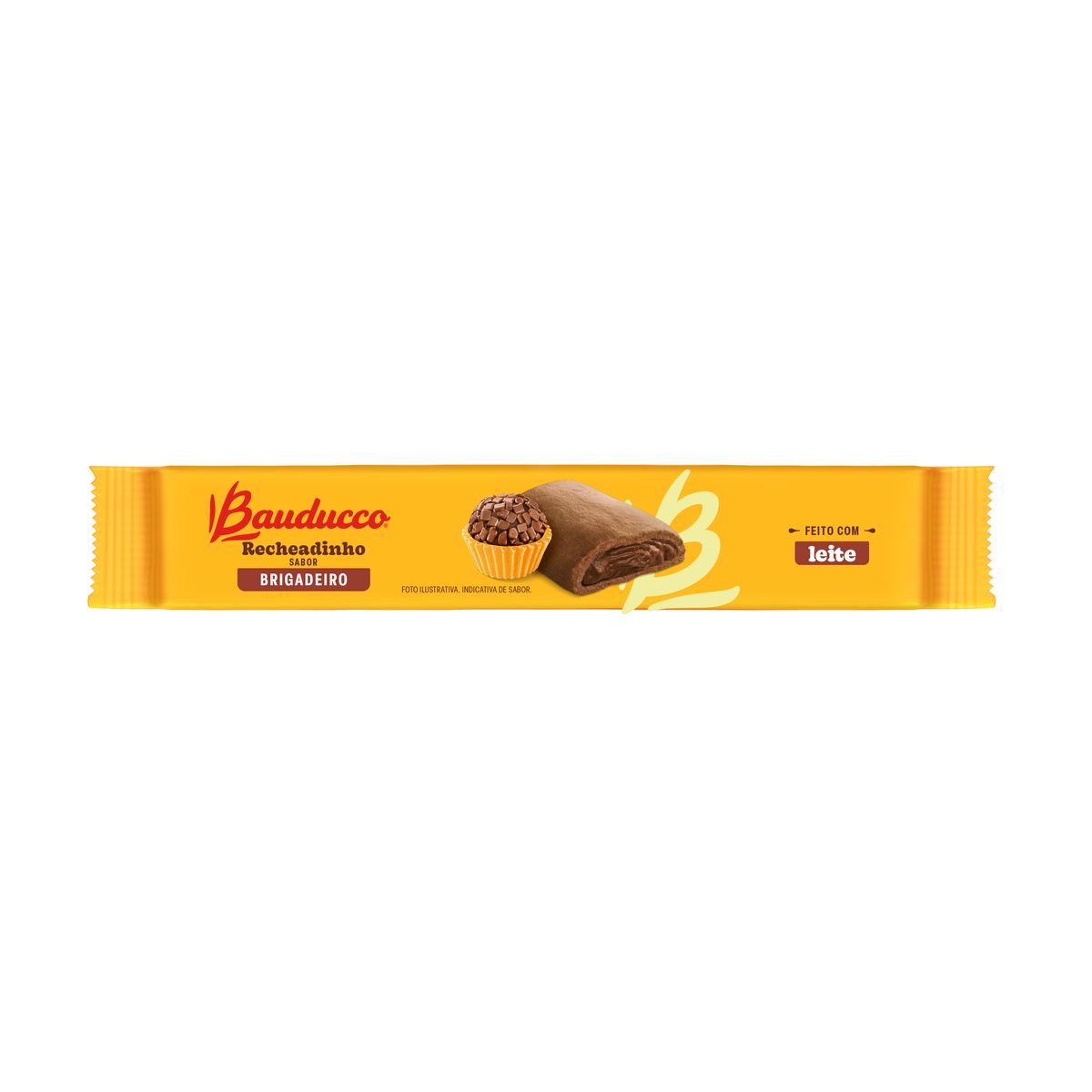 Biscoito Chocolate Bauducco Recheadinho Brigadeiro 104g