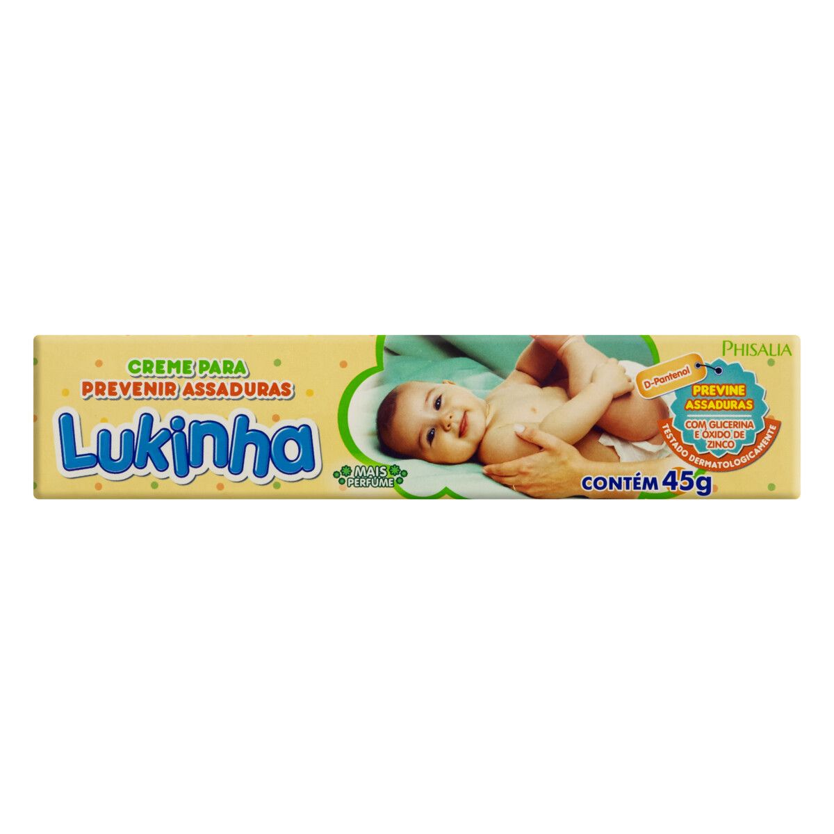 Creme Preventivo de Assaduras Bebê Lukinha Caixa 45g image number 0