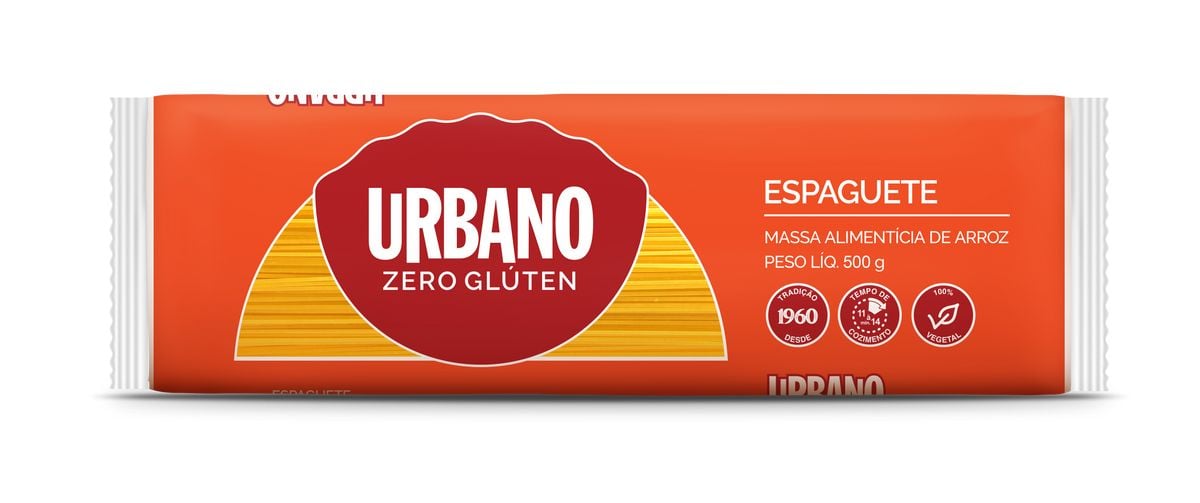 Macarrão Urbano de Arroz Espaguete Zero Glúten 500g