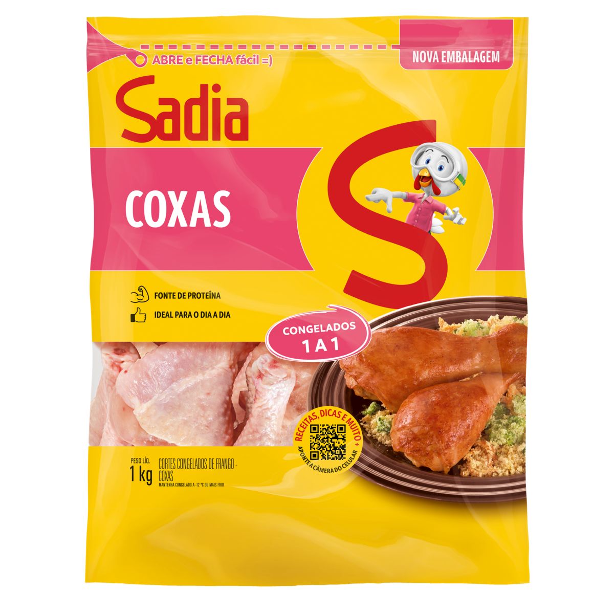 Coxa de Frango Sadia Congelada 1kg