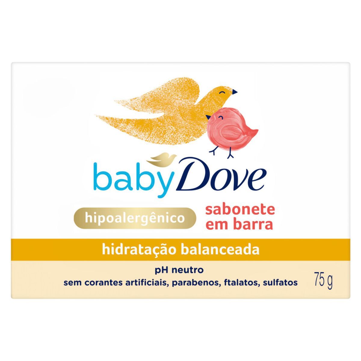 Sabonete Barra Dove Baby Hidratação Balanceada 75g