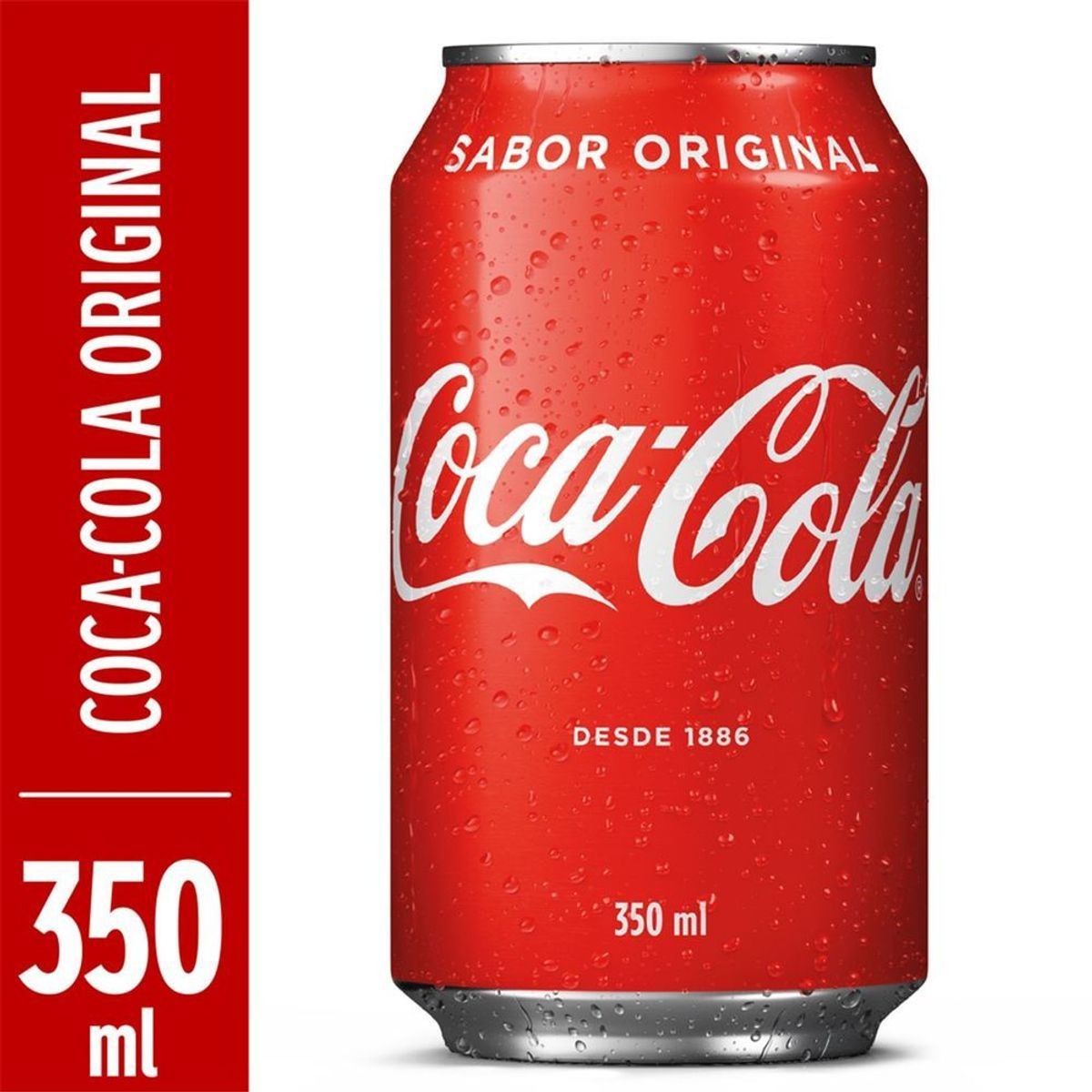 Refrigerante Coca-Cola Original Lata 350ml image number 1