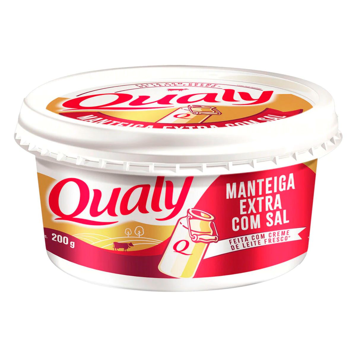 Manteiga Qualy Extra com Sal Pote 200g