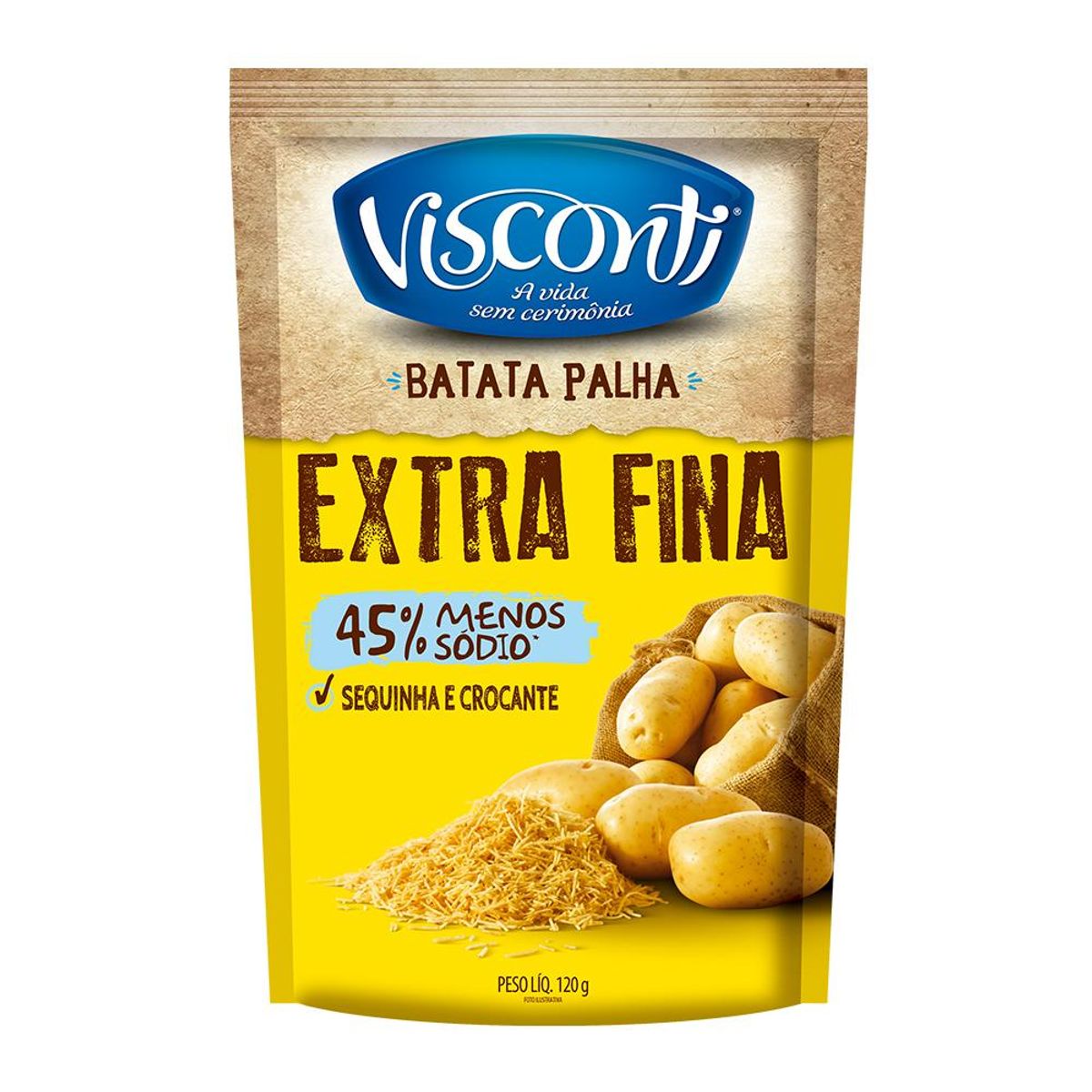 Batata Palha Visconti Extra Fina 120g