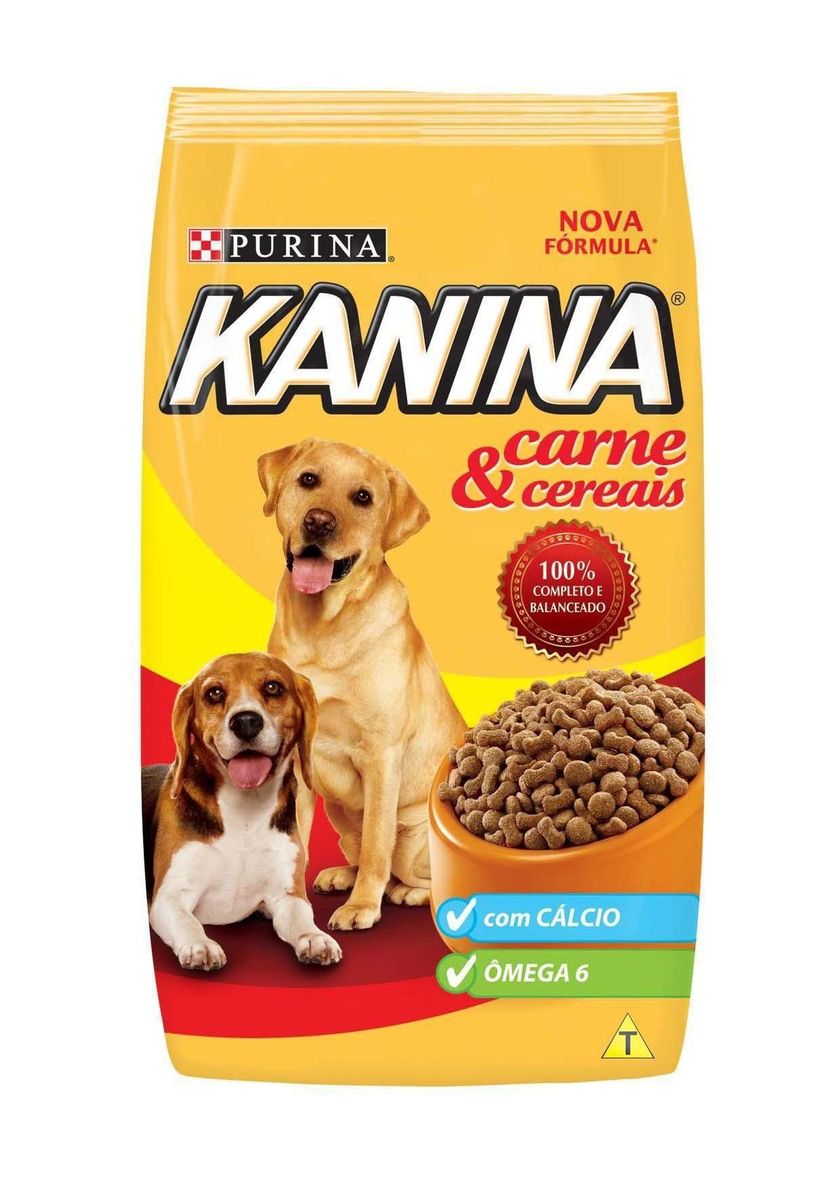 Alimento Kanina Cães Adultos Carne e Cereais 15kg image number 0