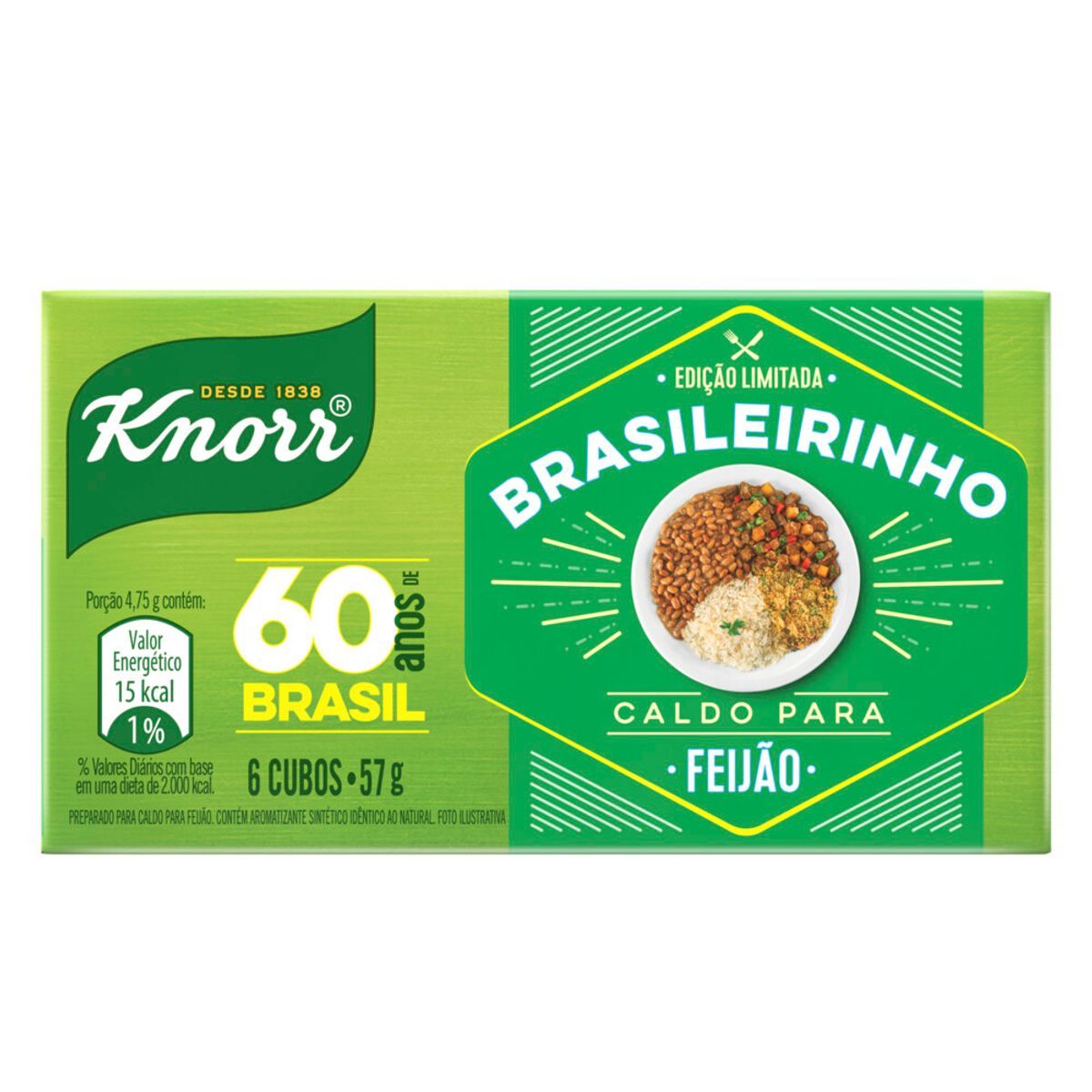 Caldo Knorr Brasileirinho 57g 6 cubos